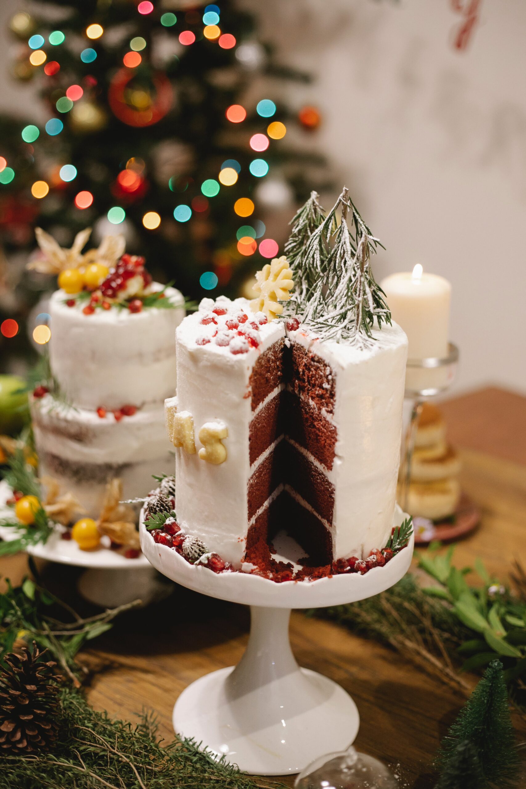 Little Debbie Christmas tree cake